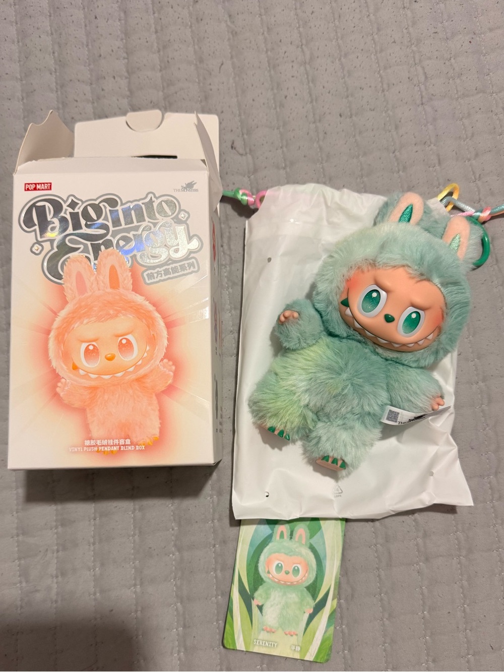 THE MONSTERS Big into Energy Series-Vinyl
Plush Pendant Blind Box - Serenity